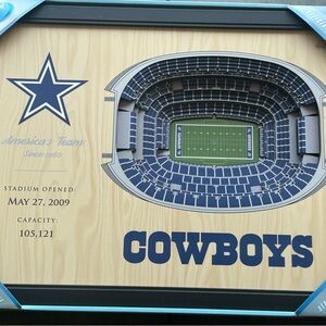 Cowboys Stadium 3D Wall Art